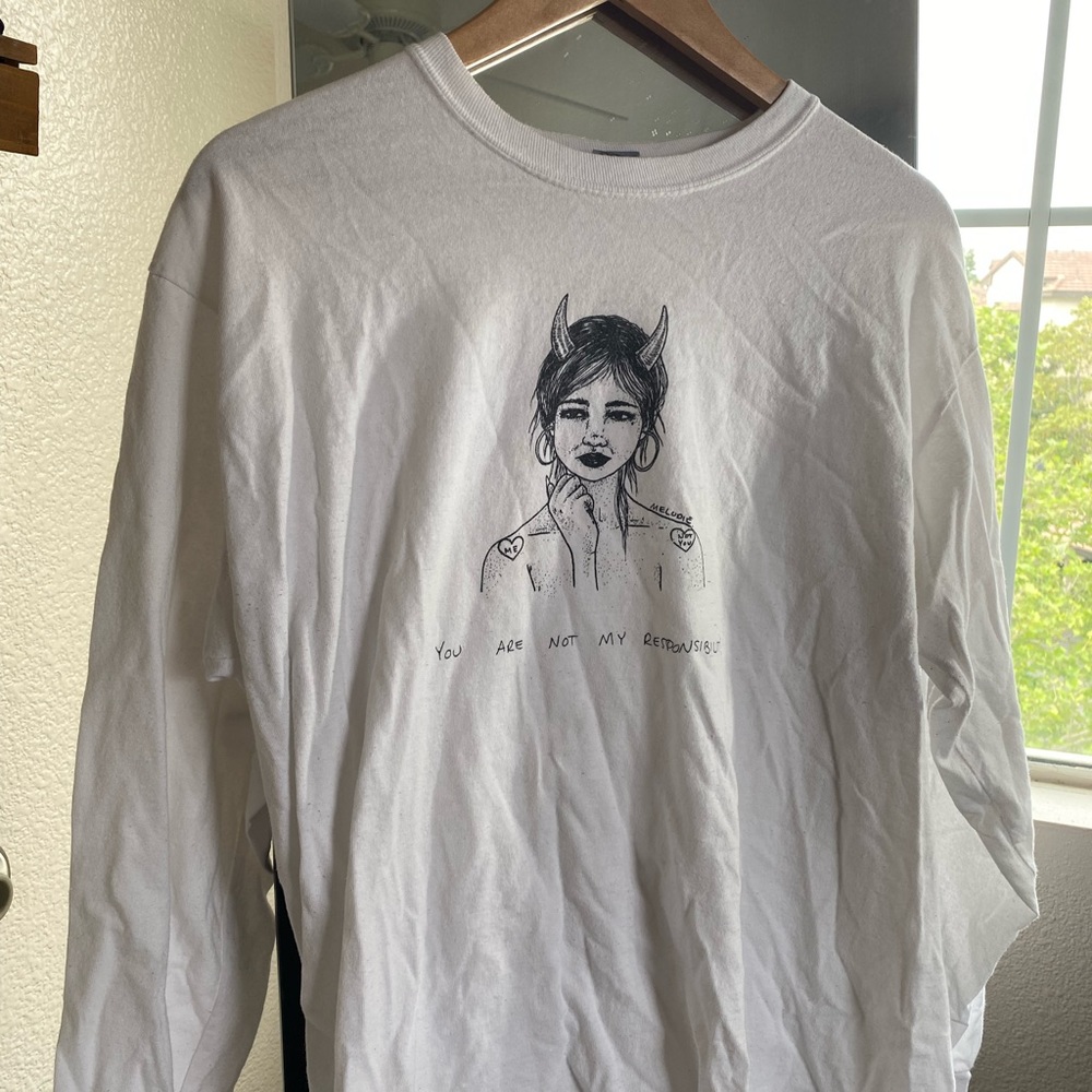 Melodie Perrault original shirt Size US L “You are not my responsibility”